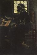 Vincent Van Gogh Peasant Woman Taking her Meal (nn04) Spain oil painting artist